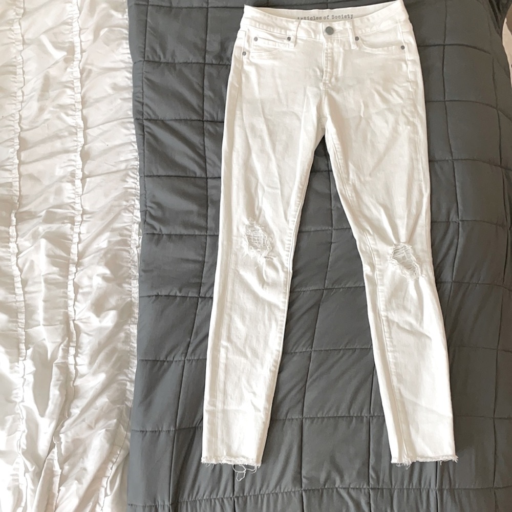 Articles of Society white skinny jeans